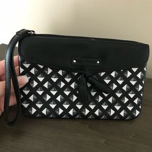 Vera Bradley leather wristlet/ clutch